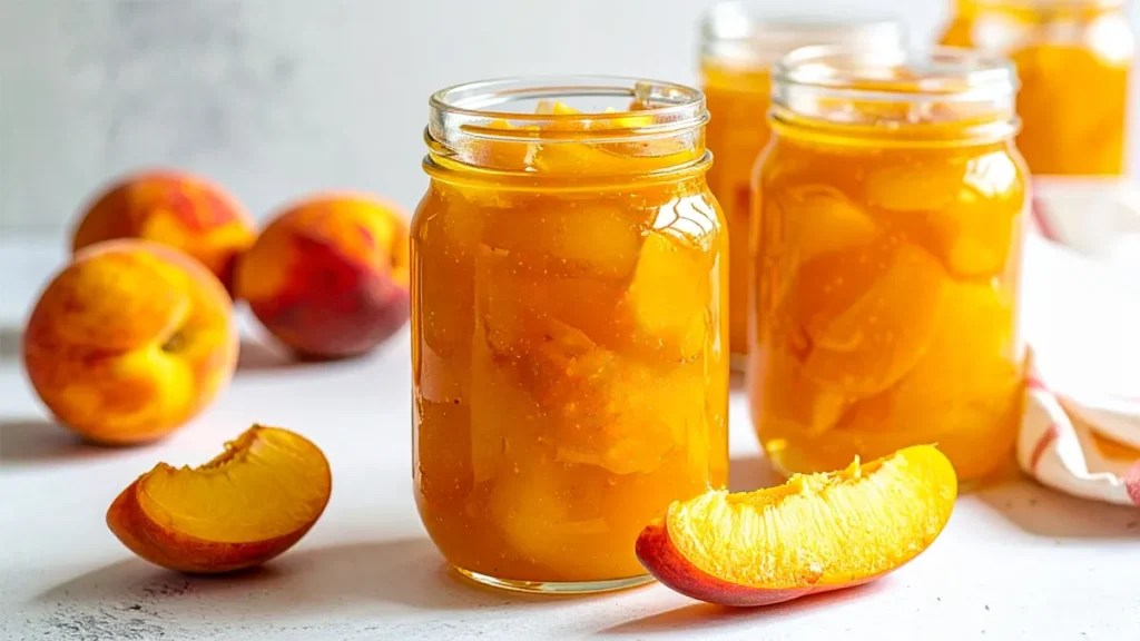Homemade Peach Pie Filling Recipe for Canning