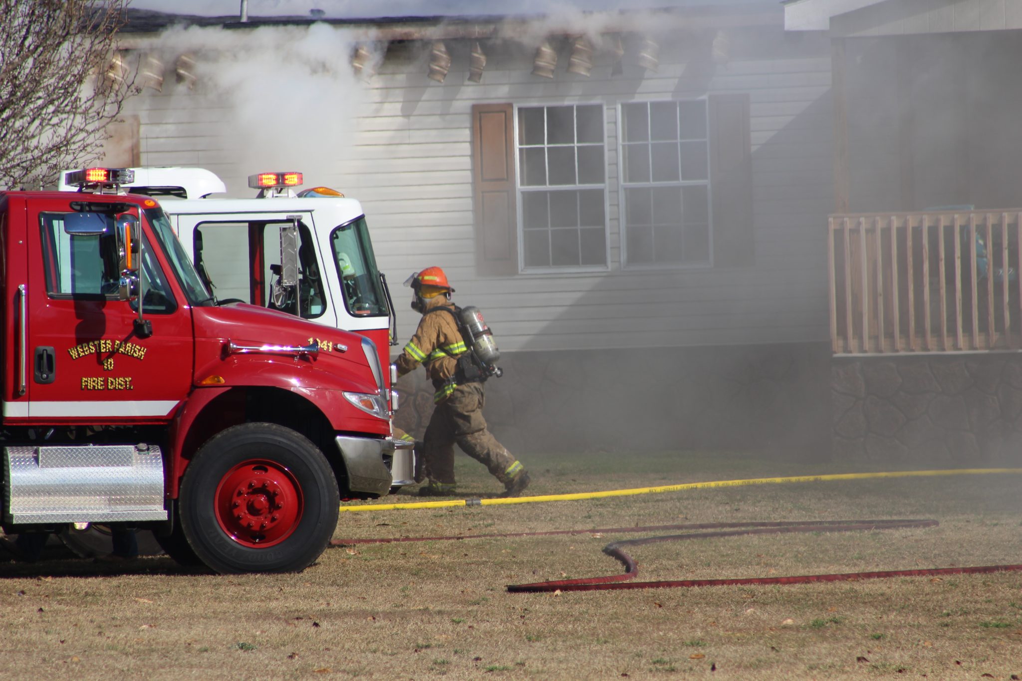 Fire destroys fireman's home Minden PressHerald