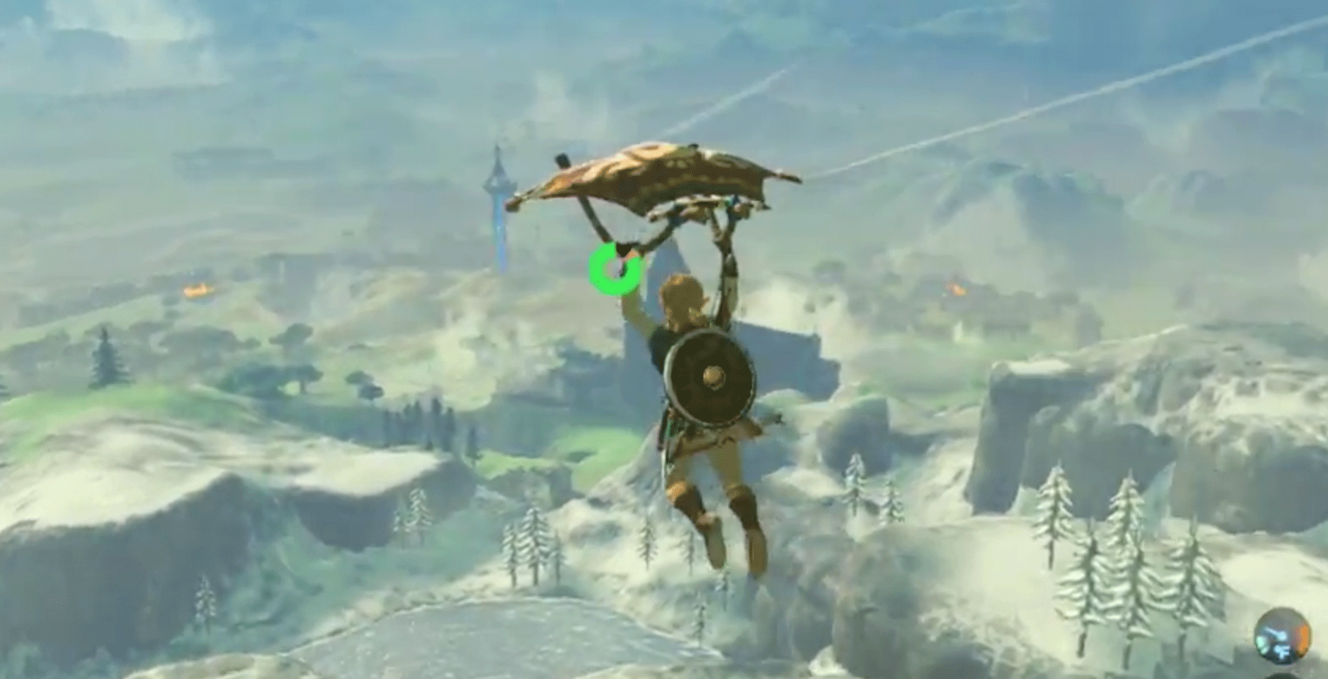 New Zelda Footage Shows Off The Glorious Paragliding Mechanic