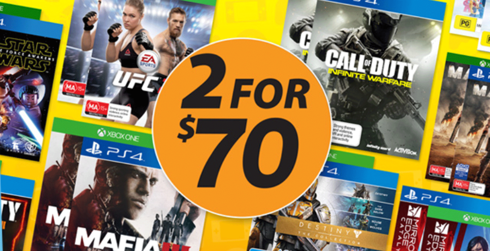 JB HiFi Has A 2 For 70 Gaming Sale Too