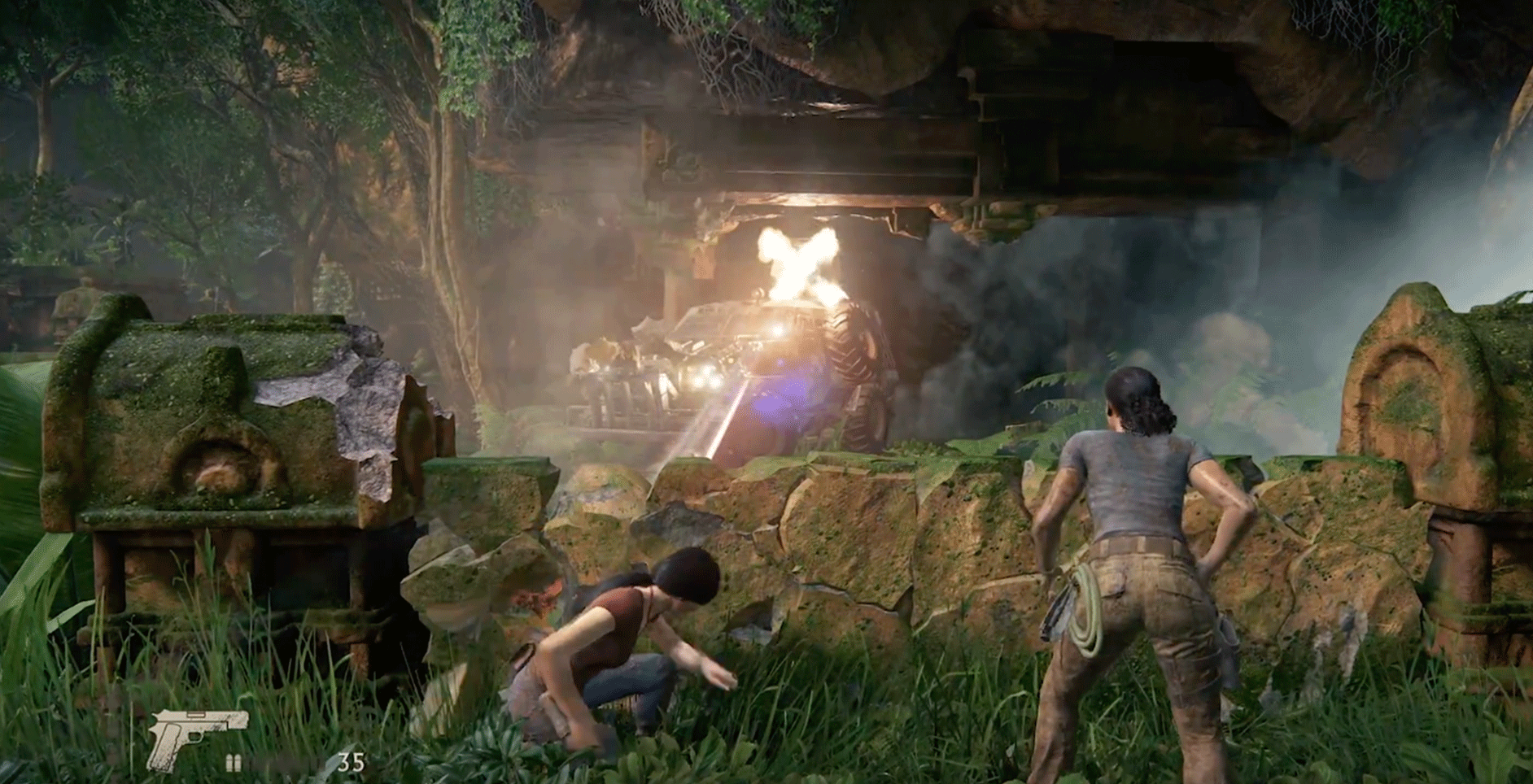 Watch 10 Minutes Of Uncharted The Lost Legacy Gameplay