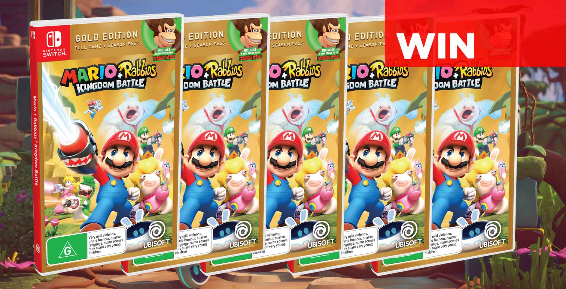 Winners Revealed Mario + Rabbids Kingdom Battle Gold Edition