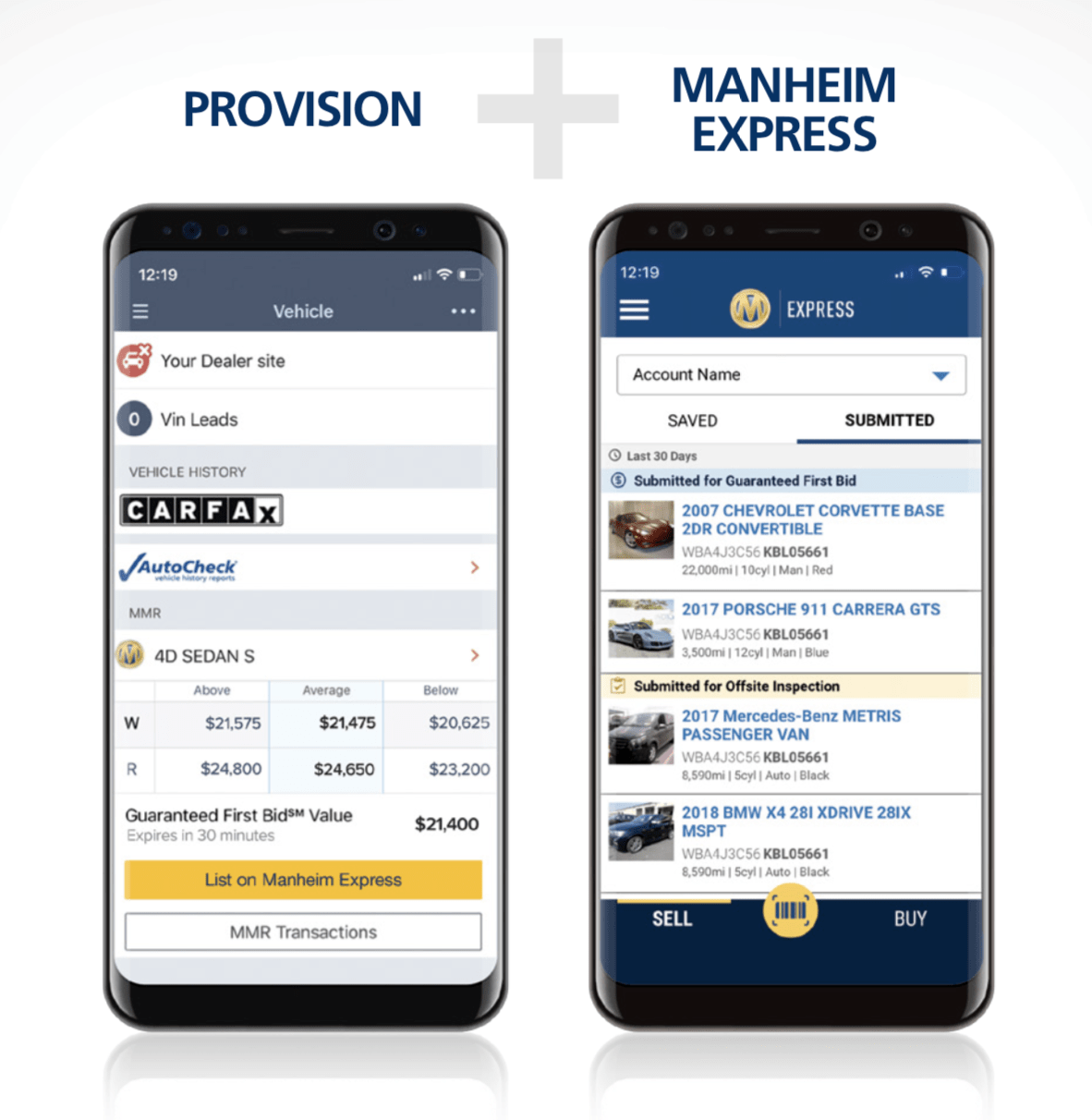 Manheim Express, vAuto Provision Integrate Apps, Enabling Dealers to Quickly List Vehicles in