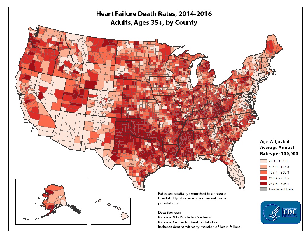 American Heart Association Us Map Of Cardiovascular Disease Cardiovascular Disease Lifelong Fitness And Wellness