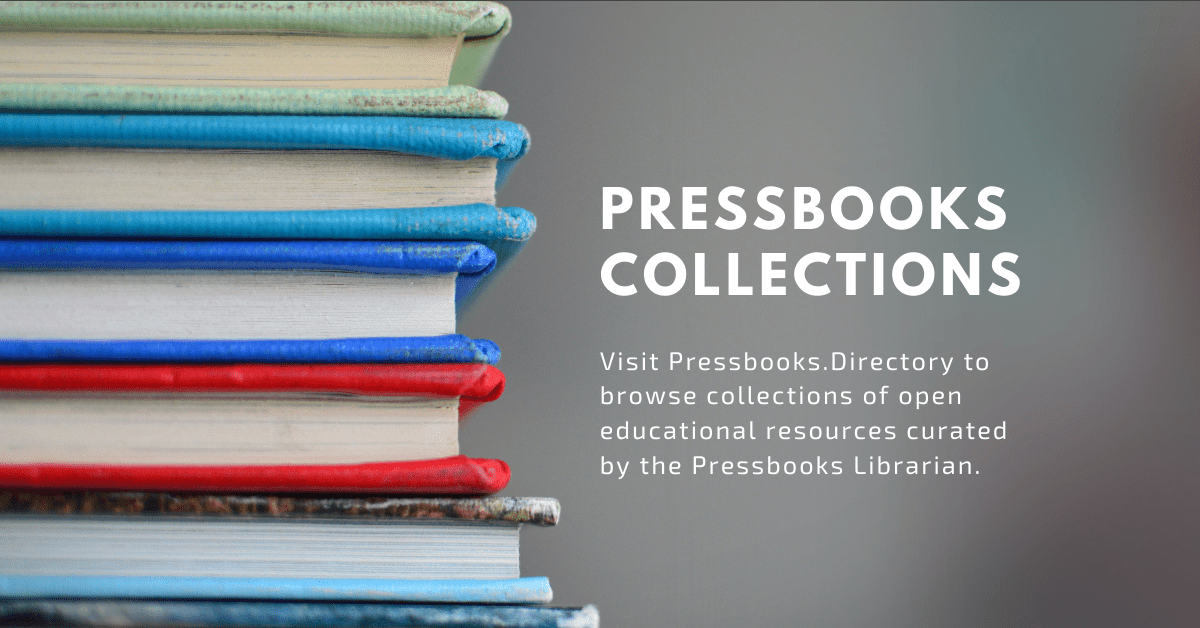 Introducing Pressbooks collections Pressbooks