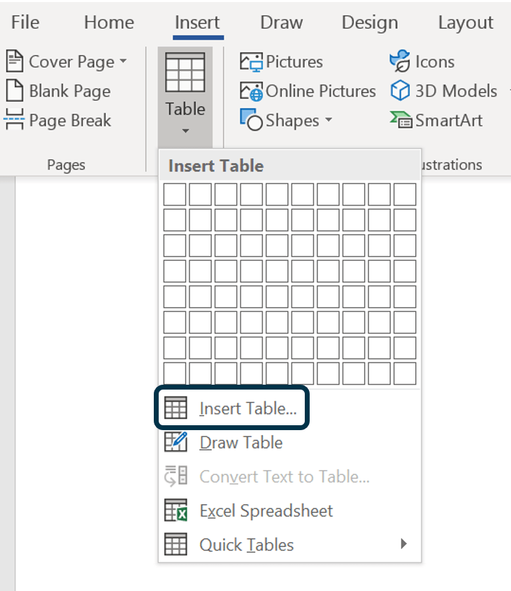 How to Create Accessible Tables in Word Best Practices in Accessible