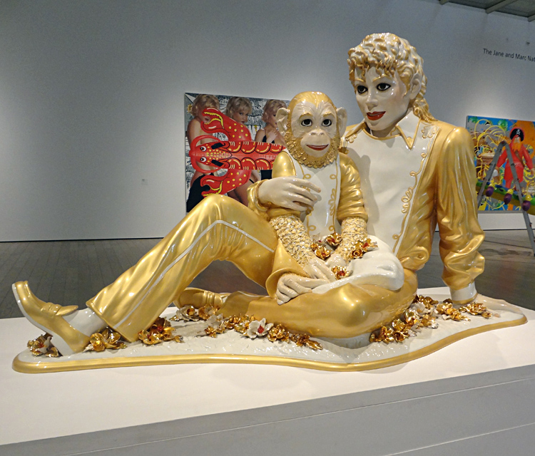 A memorial to Michael Jackson and Bubbles an afternoon at LACMA