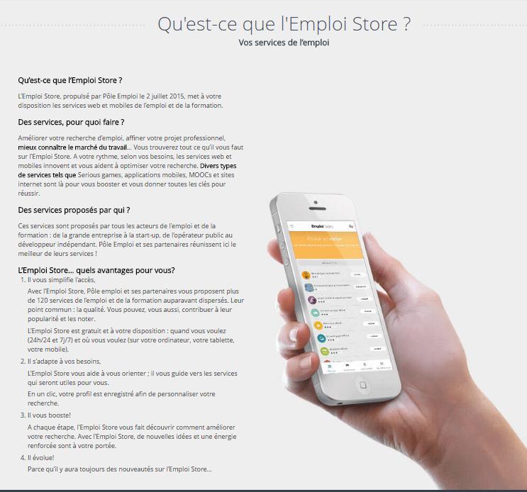 PôleEmploi change son design, pourquoi