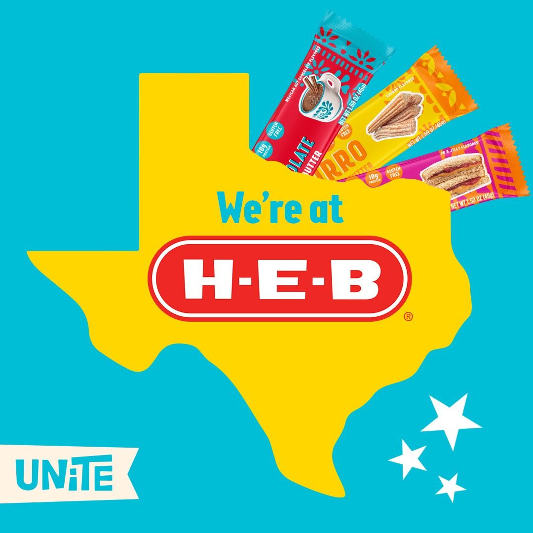 UNiTE Food's Culturally Inclusive Protein Bars Now Available at HEB in