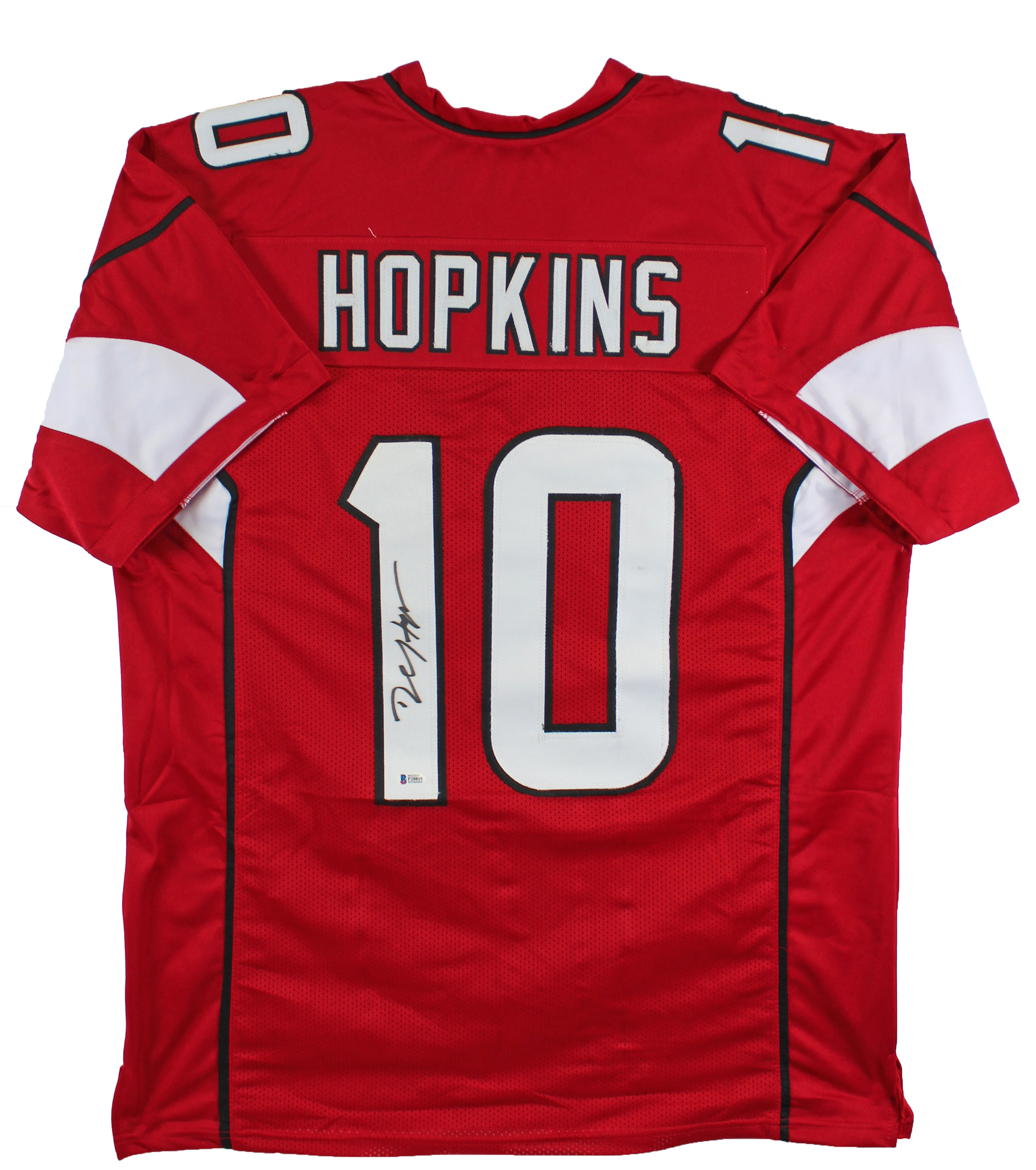 DeAndre Hopkins Authentic Signed Red Pro Style Jersey Autographed BAS