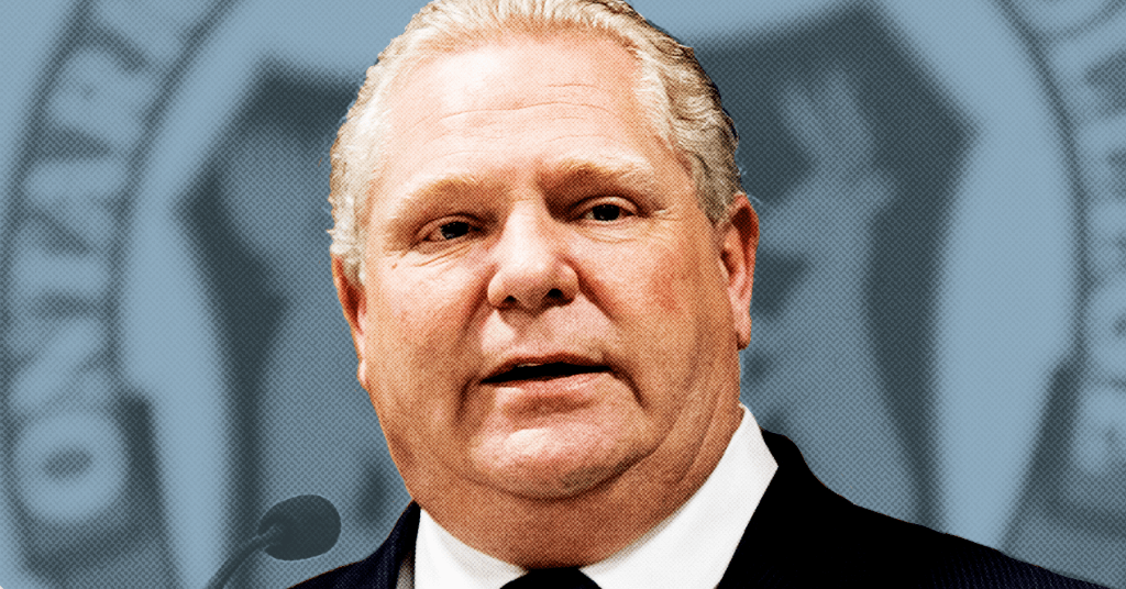 Doug Ford Quietly Planning Half a Billion Dollars in Cuts For Low