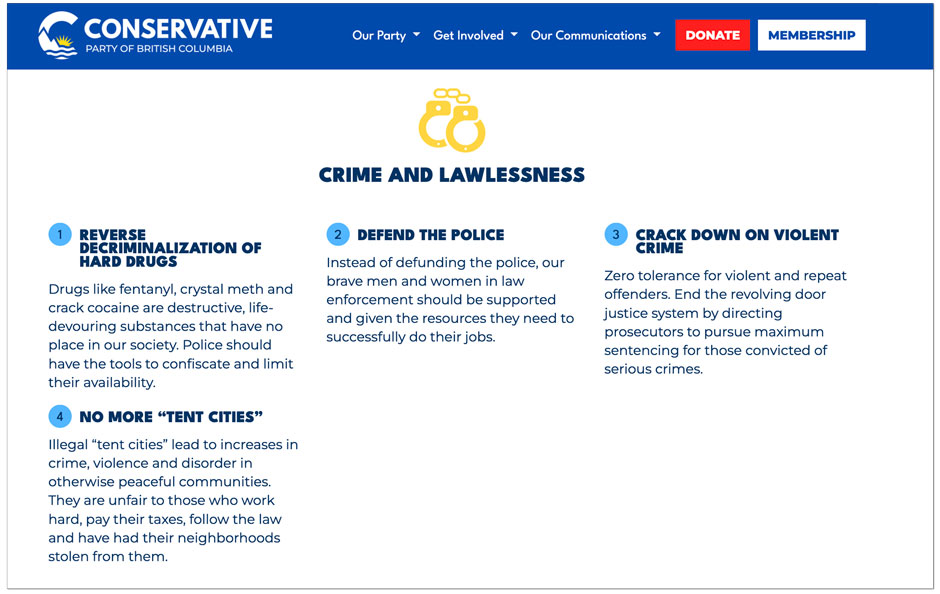 BC Conservatives Scrub RightWing Culture War Policies, Rhetoric From