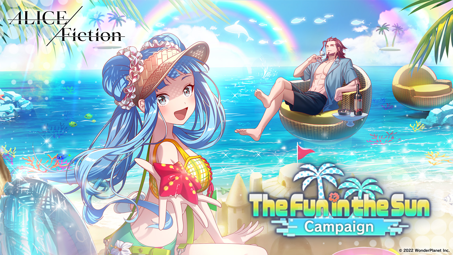 Addictive and Speedy Puzzle RPG ALICE Fiction “The Fun in the Sun