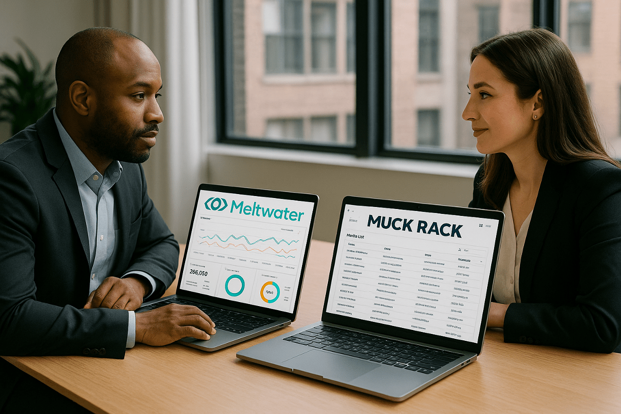 Meltwater Vs Muck Rack For Pr Outreach Pros Cons Costs Alternatives