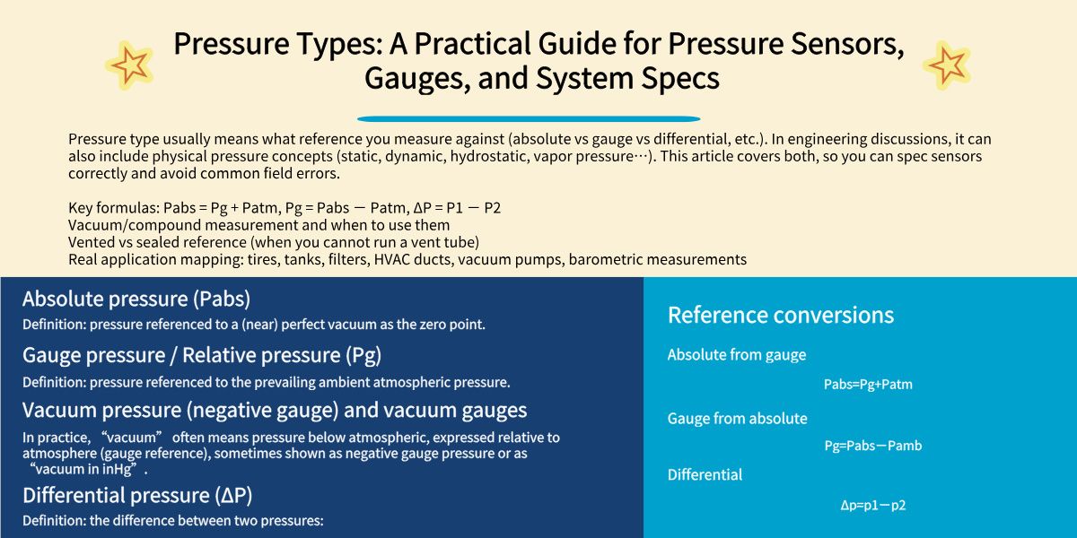 Pressure Types Explained Absolute vs Gauge vs Differential vs Sealed