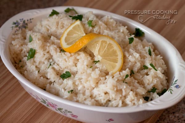 Pressure Cooker (Instant Pot) Lemon Rice