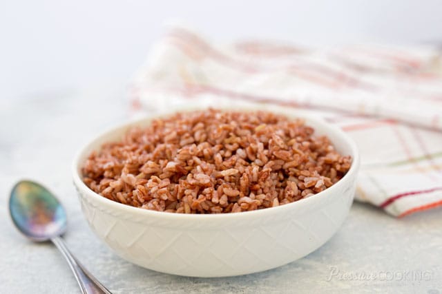 Pressure Cooker (Instant Pot) Pink Rice
