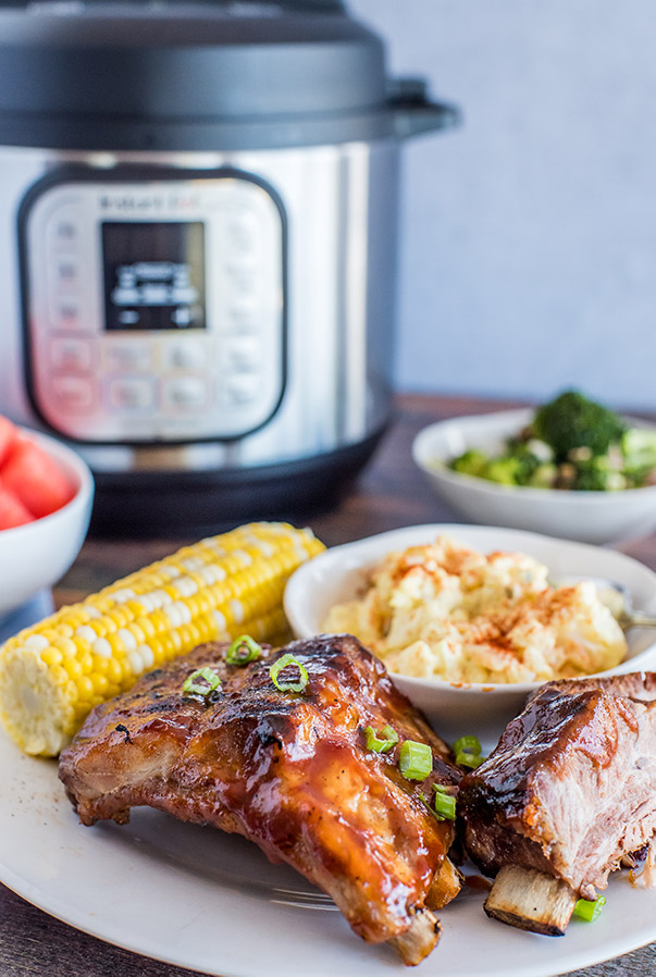 Make Ahead BBQ Baby Back Ribs Instant Pot Recipe