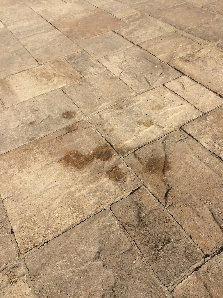 Oil On Pavers Residential Pressure Washing Resource