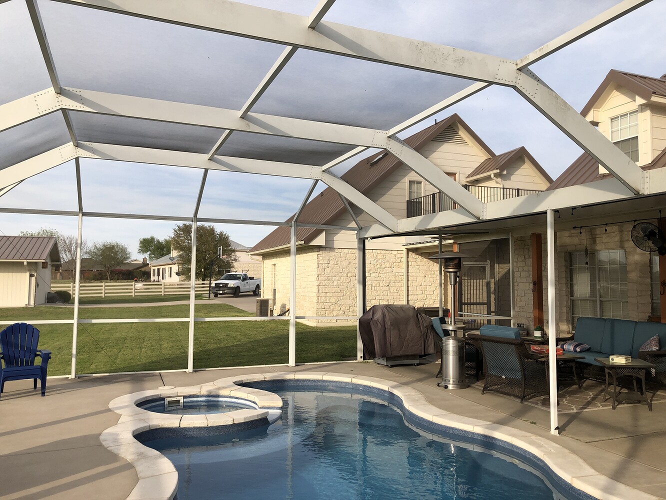 Screened in pool deck Residential Pressure Washing Resource