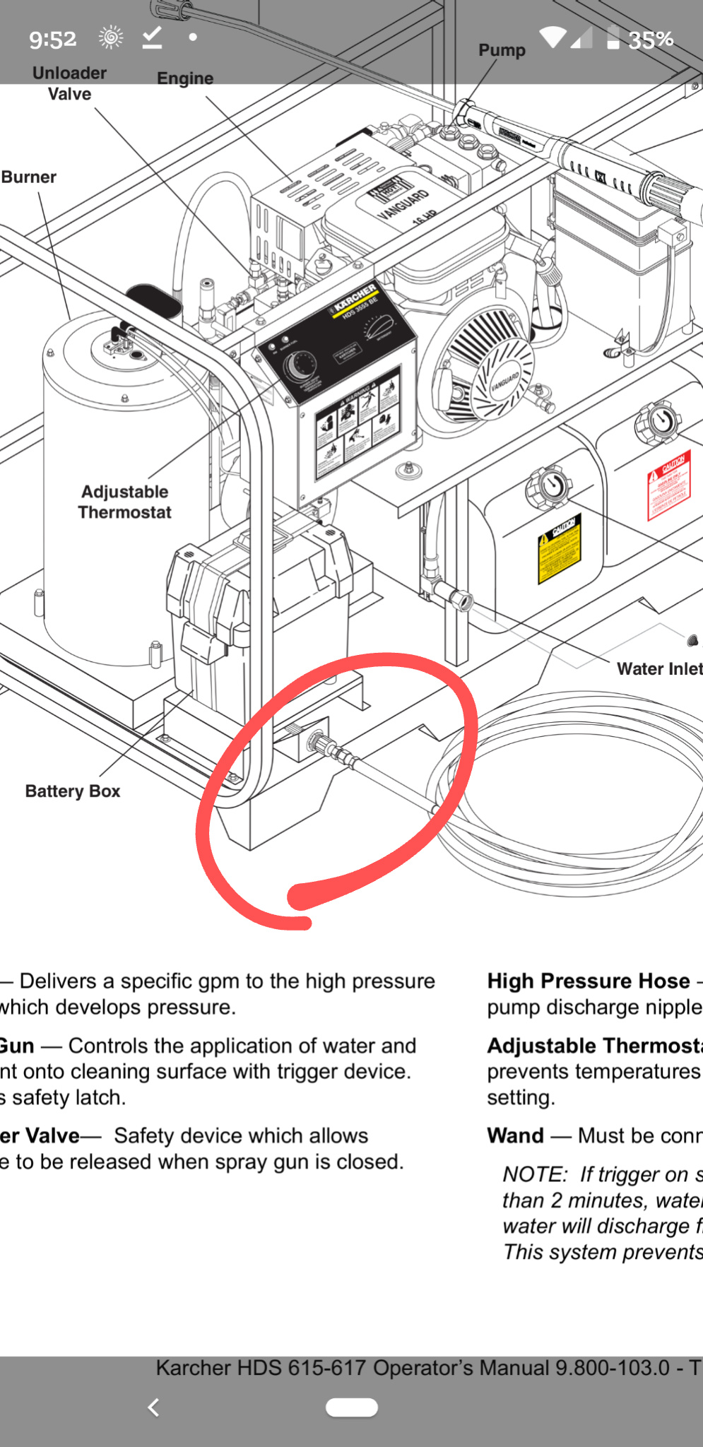 Convert soap dispensing to downstream on Karcher HW skid Machine