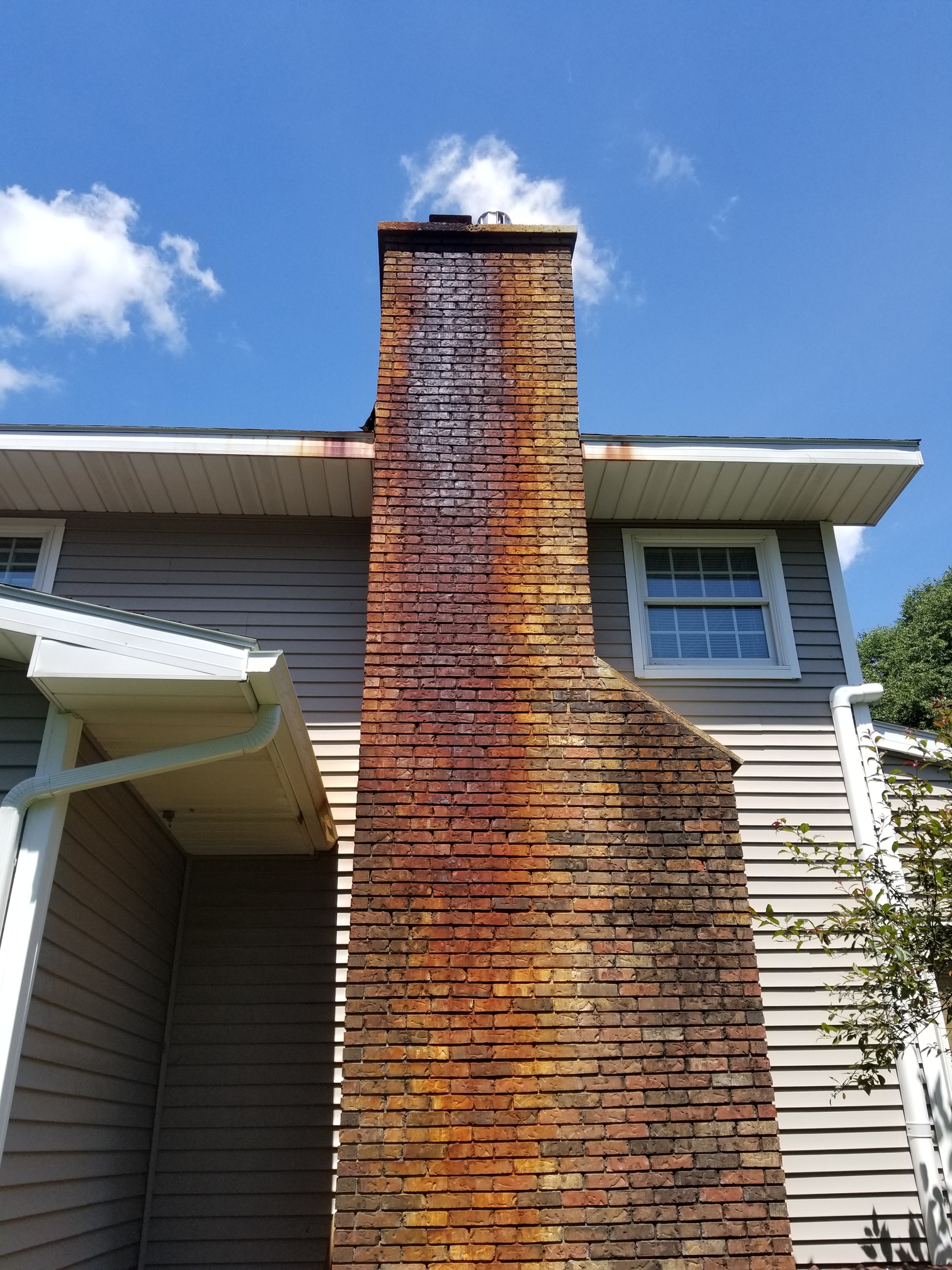 Removing Rust Stains From a Brick Chimney Residential Pressure