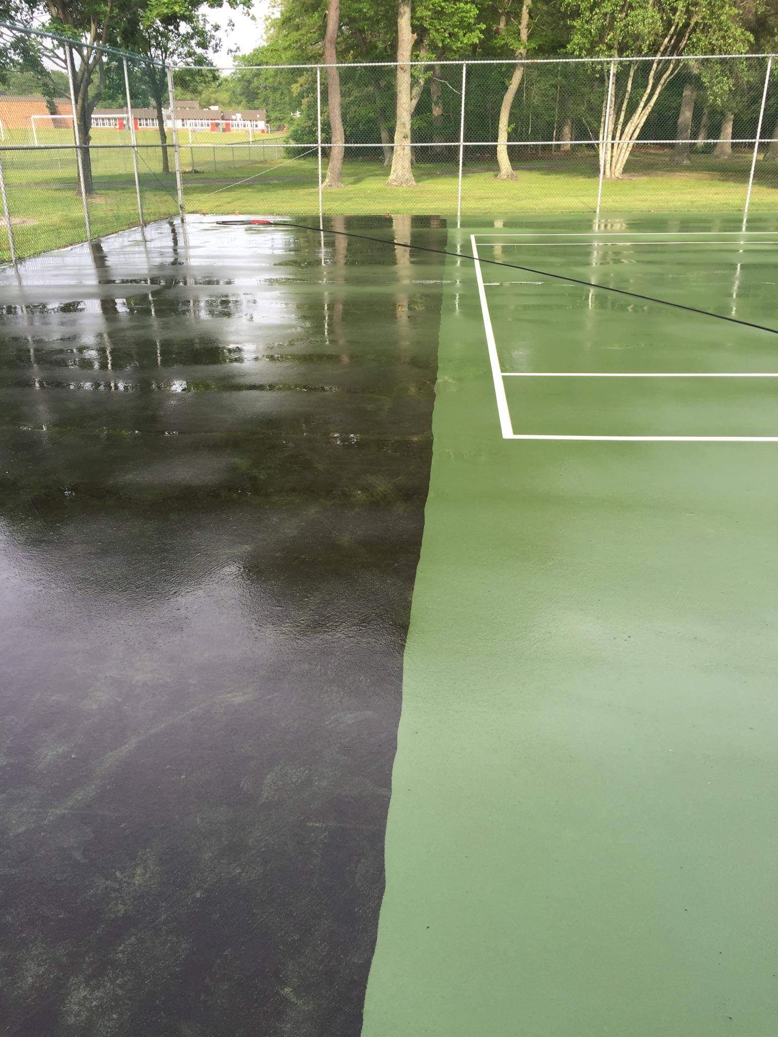 Tennis court surface cleaner Flat Work Pressure Washing Resource