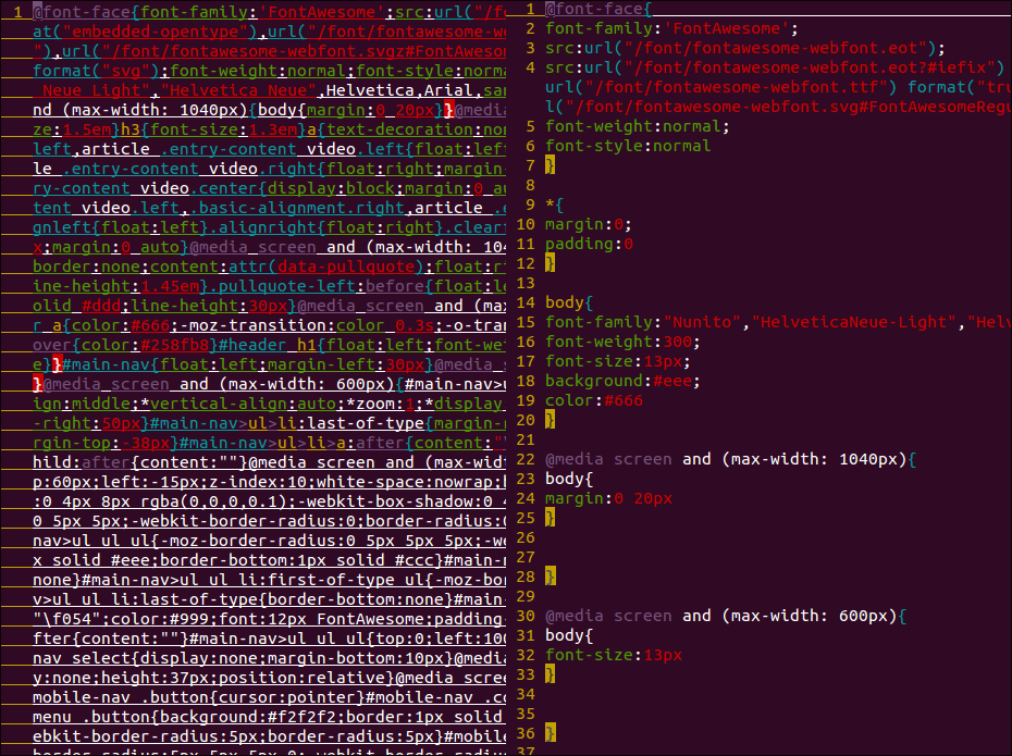 改行を検索、改行へ置換 Life with Vim