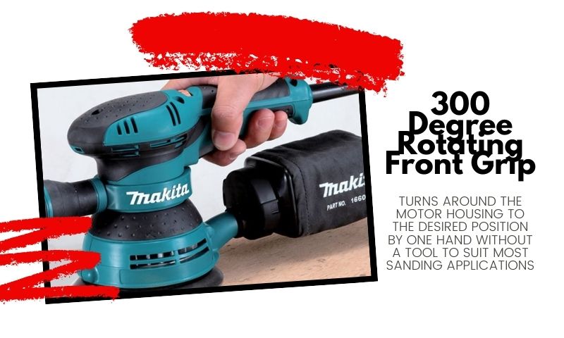 Makita Random Orbital Sander Auto Body Polisher 125mm Electric Hand