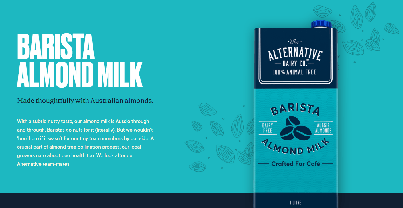 Alternative Dairy Co Almond Milk 1lt Prestige Products