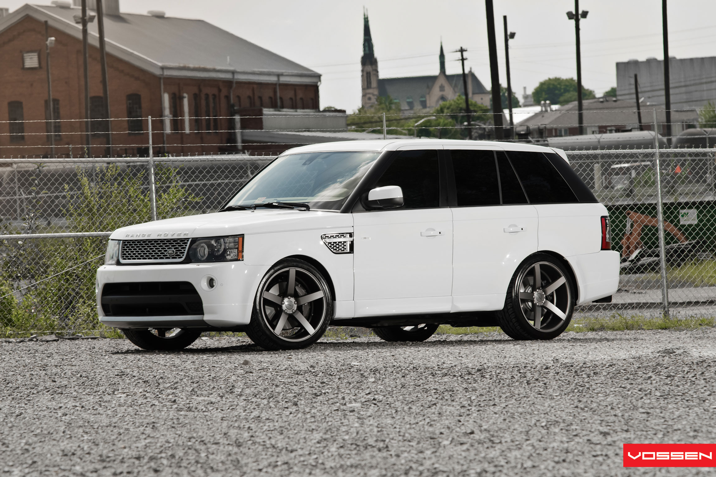 Vossen VVS CV3 alloy wheels in Silver Machined for Range Rover Sport