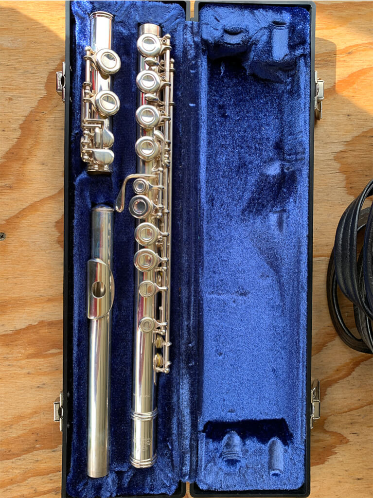 Secondhand Emerson Flute Silver Body Presto Musical Repairs