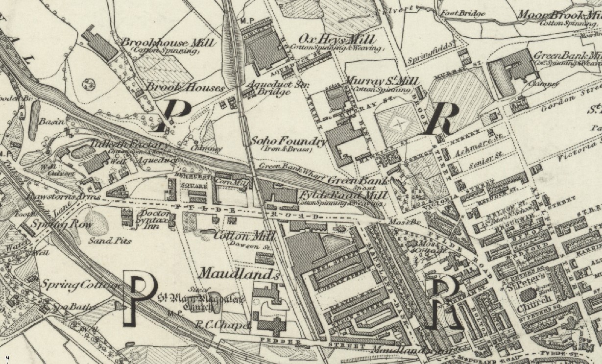 Map Of Preston Town Centre