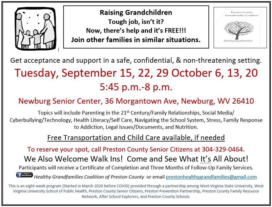 Senior Services Preston County Senior Citizens, Inc.