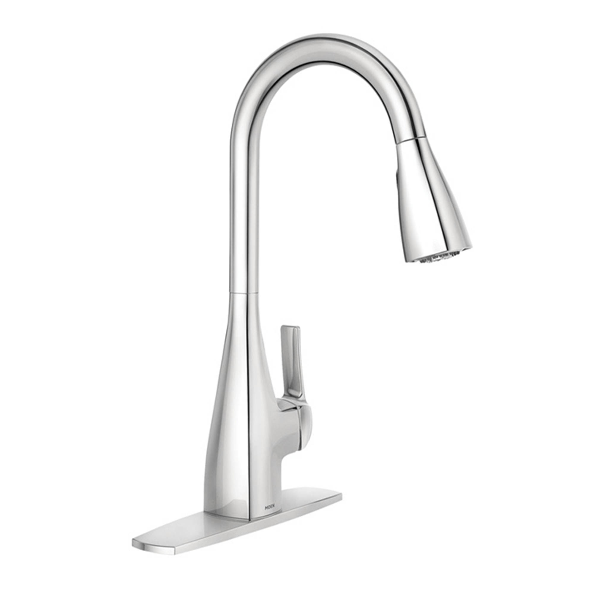 Kiran PullDown 1 Handle Kitchen Faucet, Chrome Preston Hardware