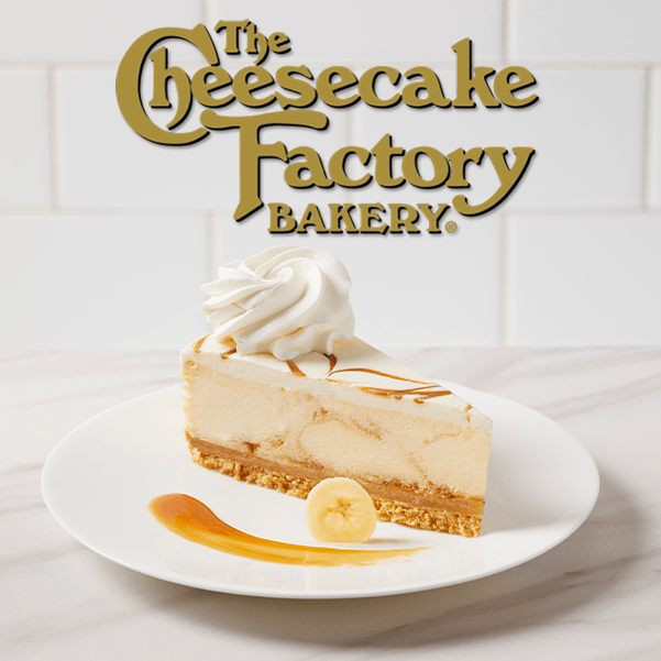 Cheesecake Factory Bakery® Bananas Foster Cheesecake Presto Pasta