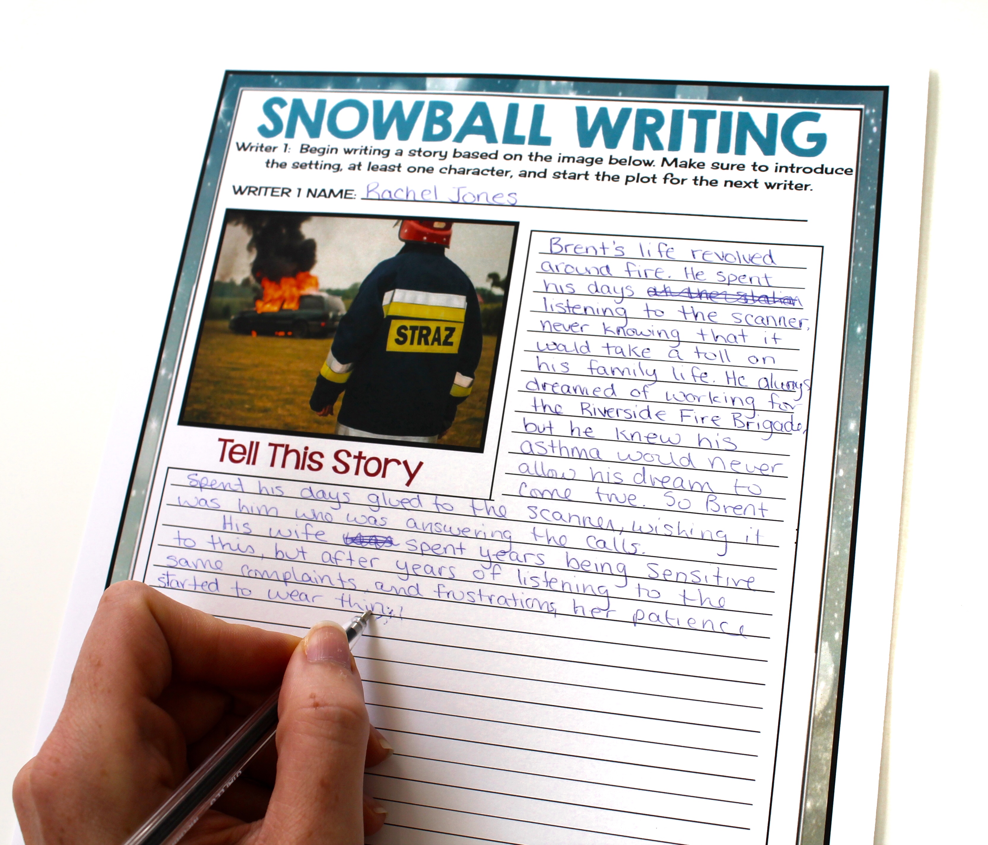 Snowball Writing Collaborative Writing Activity Presto Plans
