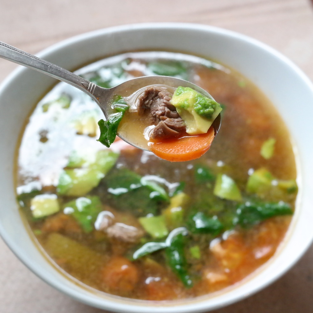 CARNE ASADA SOUP Pretend it's a Donut