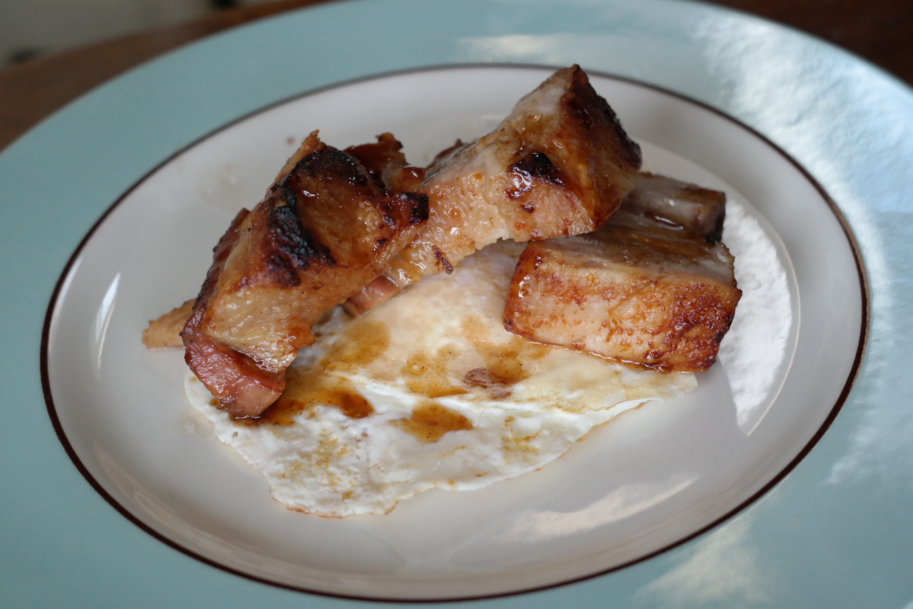 MAPLE GLAZED PORK BELLY Pretend it's a Donut