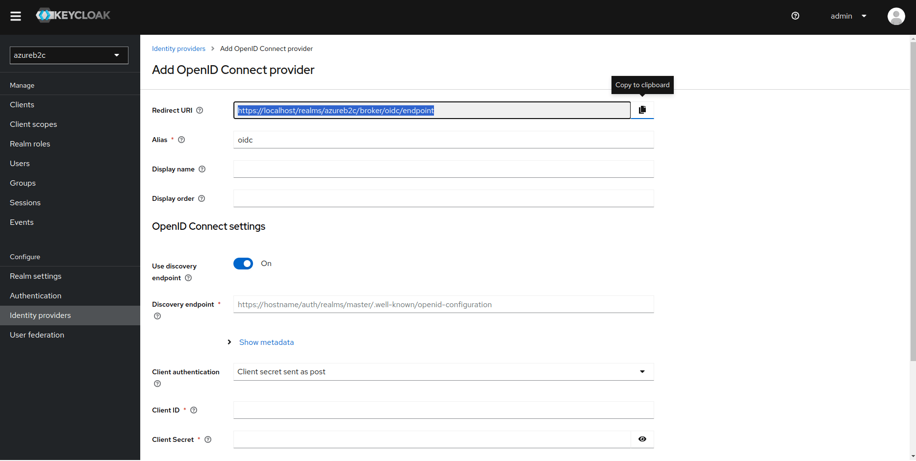 Migrating from Azure AD B2C to Keycloak Possible scenarios and useful