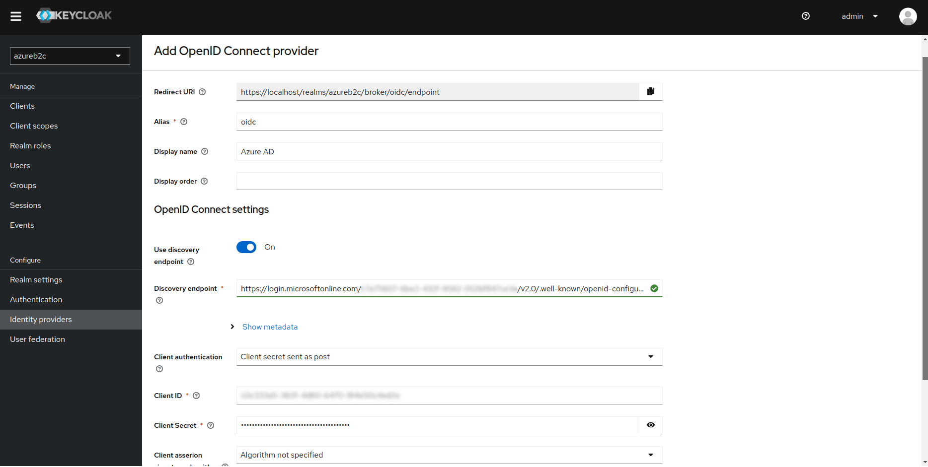 Migrating from Azure AD B2C to Keycloak Possible scenarios and useful