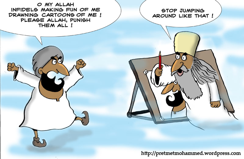 Muhammad cartoon ! fun with muhammad