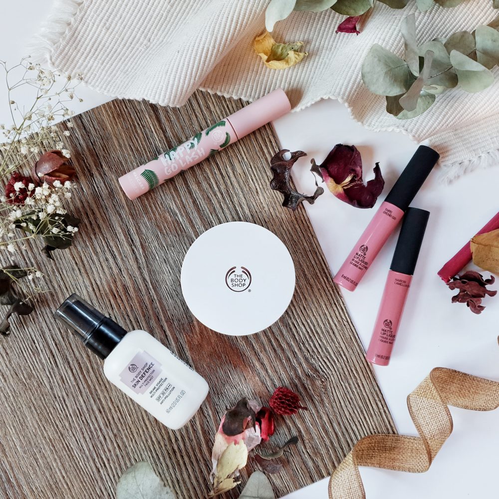 The Body Shop Makeup Review Foundation, Mascara, Lip Prettiful