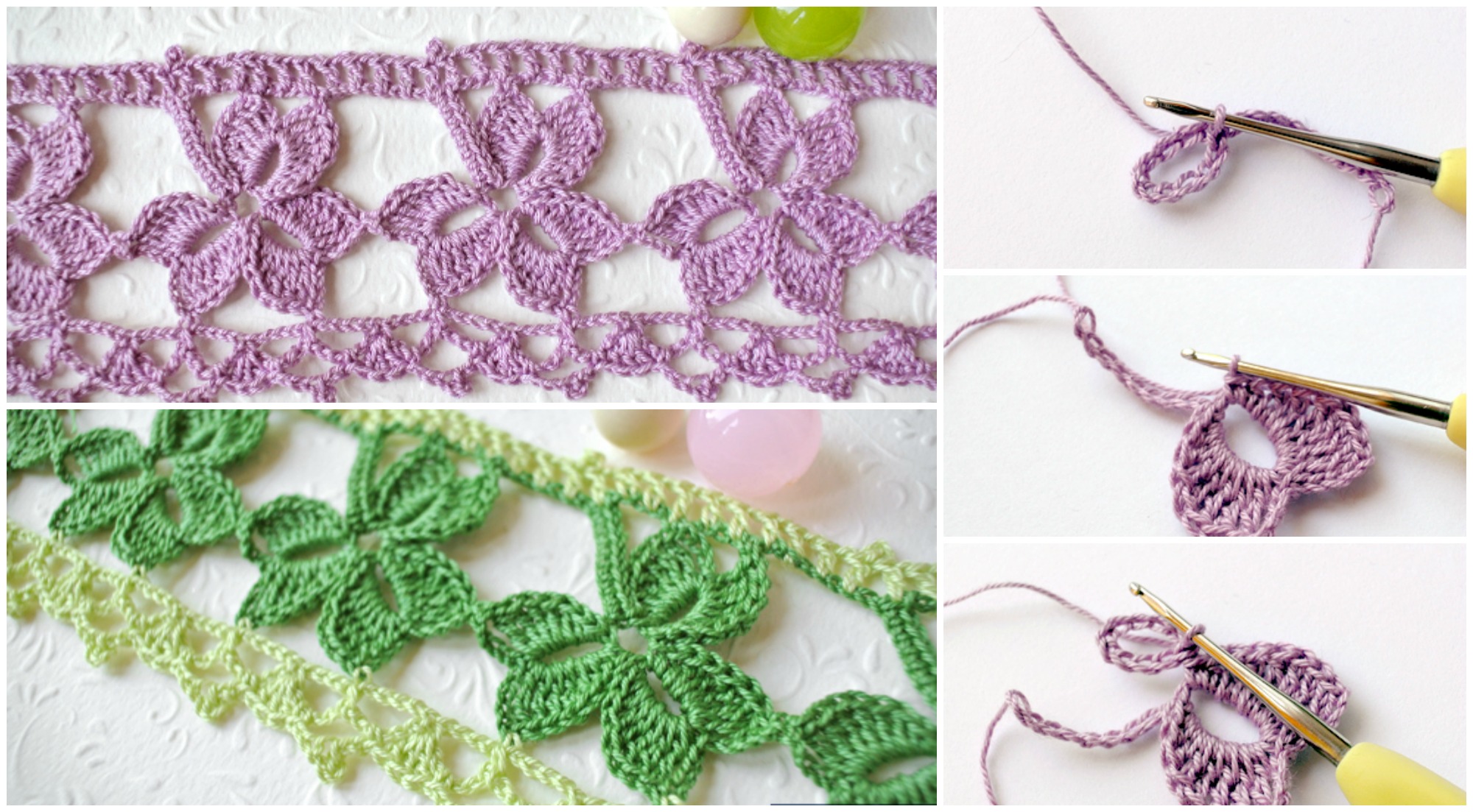 Crochet Trefoil Lace Edging Pretty Ideas