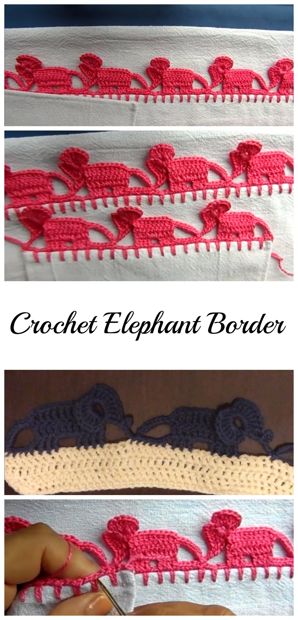 How To Crochet Elephant Edging Pretty Ideas