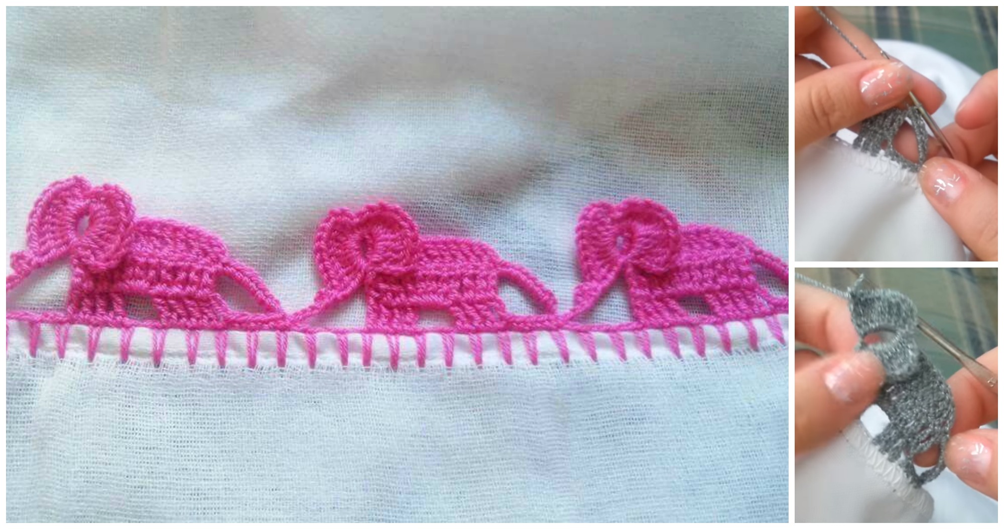 How To Crochet Elephant Edging Pretty Ideas