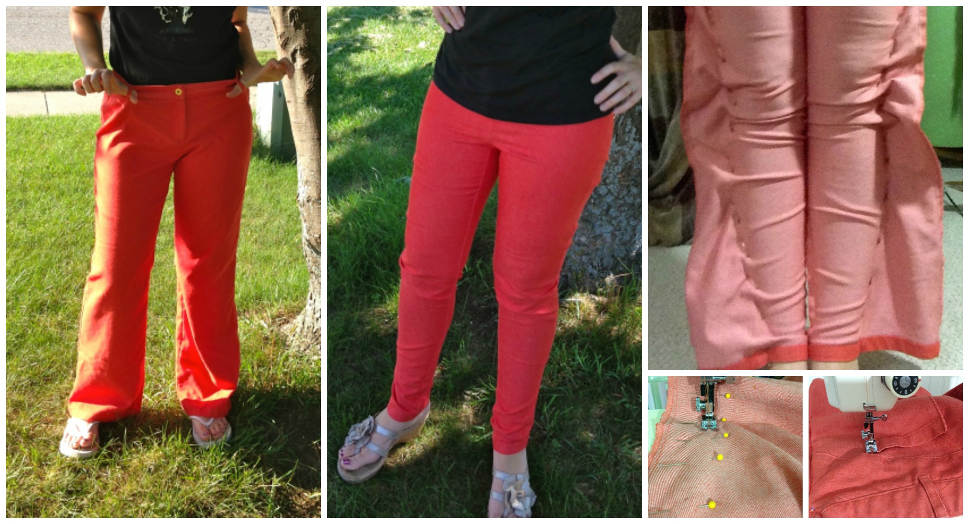 Refashion Baggy Pants Into Skinny Tutorial Pretty Ideas