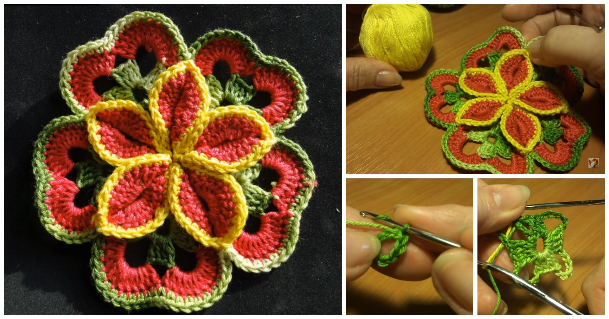 Crochet Flower Of Squares Pretty Ideas