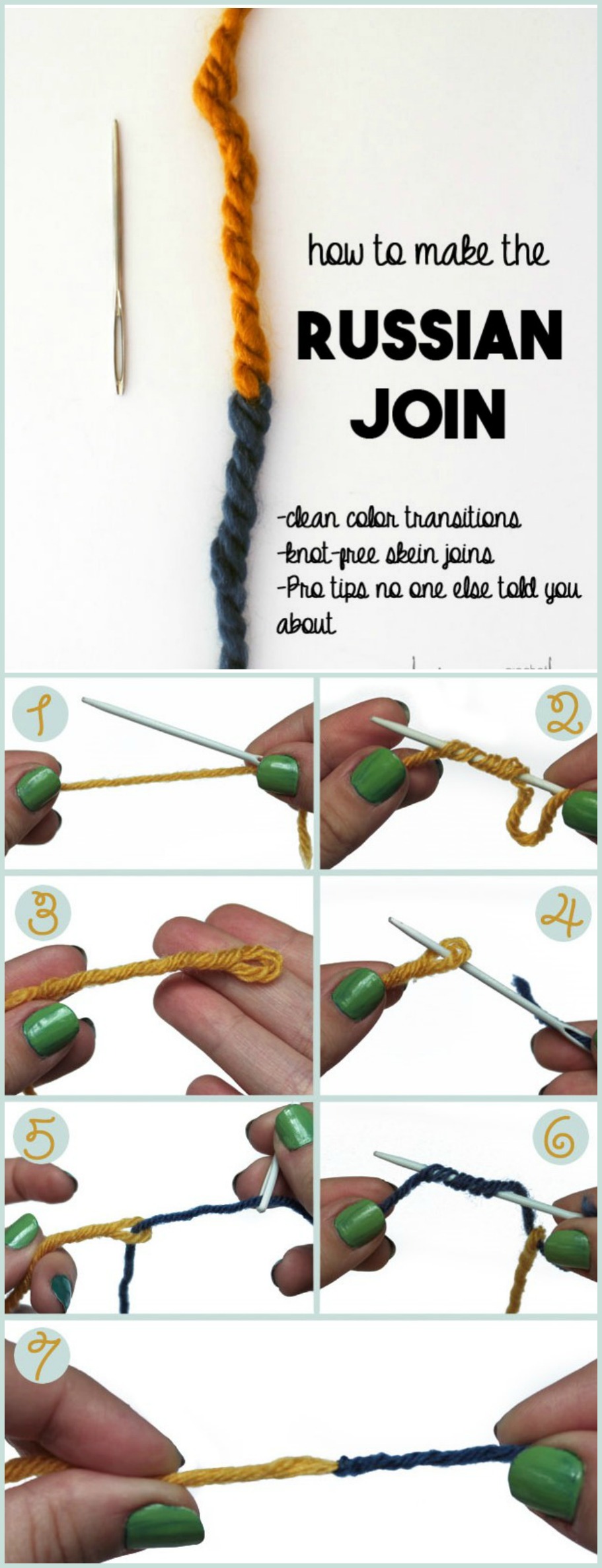 How to Join Yarns Pretty Ideas