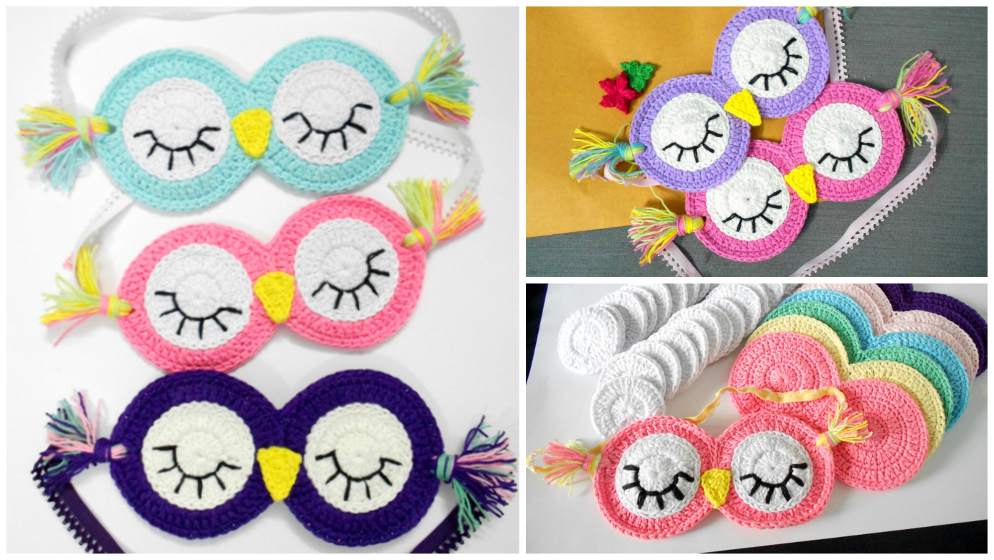 Crochet Owl Eye Mask Pretty Ideas